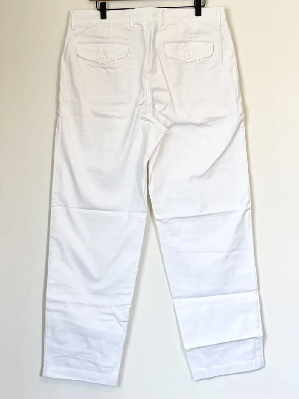 NWT J.Crew White Classic Chino Pant - Size: 34x32